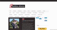 Desktop Screenshot of palabrabierta.com